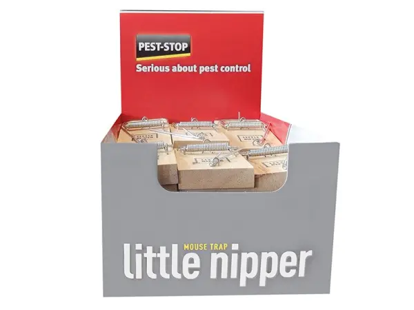Pest-Stop Trappola per Topi Little Nipper, Confezione da 30, Umano