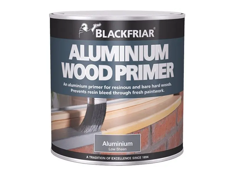 Blackfriar Imprimación de Madera Aluminio, 500ml