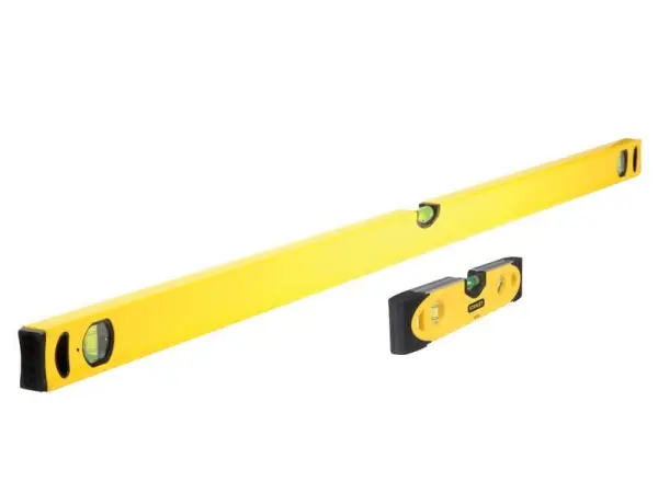 Ensemble de niveaux STANLEY Classic avec boîte et niveau torpille