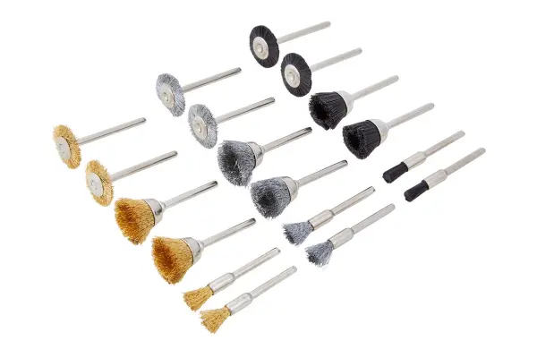 Blue Spot Tools 18件迷你钢丝刷旋转工具套装