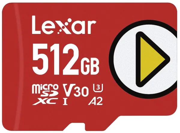 Lexar Play 512GB MicroSDXC Card, UHS-I U3, 150MB/s