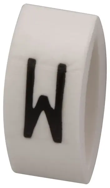 Multicomp Pro Tie-On Cable Marker W, Black/White, Pack of 100