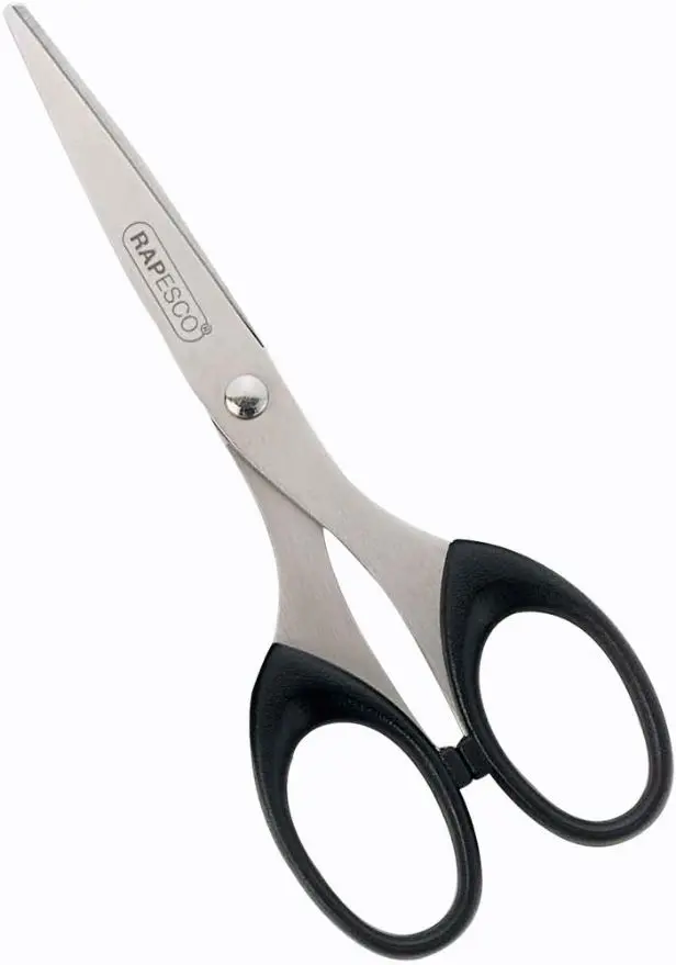 RAPESCO 16cm Scissors, Black ABS Handles