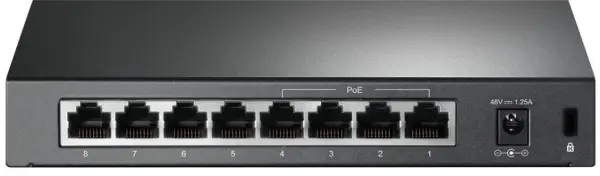 TP-LINK Switch Ethernet 8 Puertos con 4 Puertos PoE, 57W