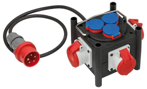 Brennenstuhl Compact Power Distributor, 3x CEE 400V/16A, 3x 230V, IP44