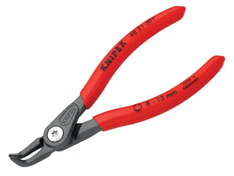 Knipex Precisní kleště na kruhové pojistky, vnitřní, ohnuté 90°, 8-13mm, 130mm