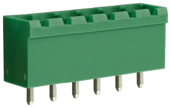 CAMDENBOSS 5mm Vertical Pluggable Terminal Block Header, 6-Pole, 15A
