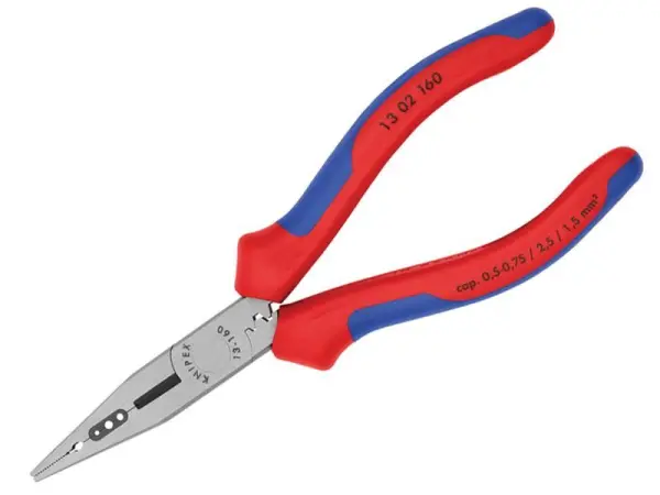 Pinces électriques 4-en-1 Knipex, poignée multicomposant, 160mm