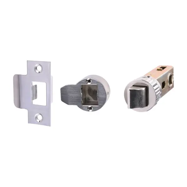 Timco QuickFit Ronde Sluitplaat Nickel – 76 mm kast / 57 mm terugslag