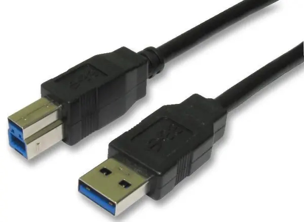 PRO SIGNAL כבל USB 3.0 זכר A ל-B, 0.5 מטר, שחור
