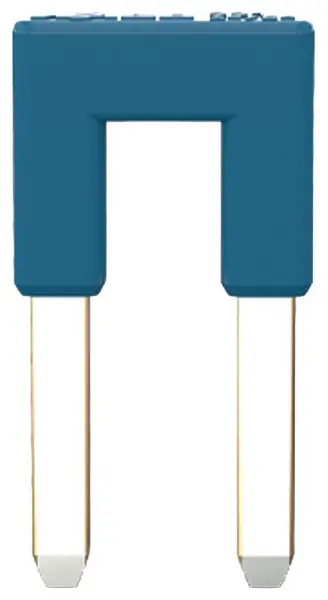 WAGO 221 Series Insulated Jumper Bar, Blue, 2-Way