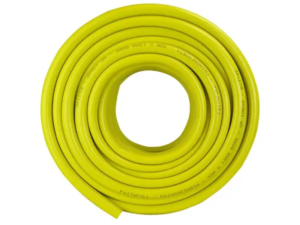 Faithfull Heavy-Duty Reinforced Builder's Hose, 30m x 19mm