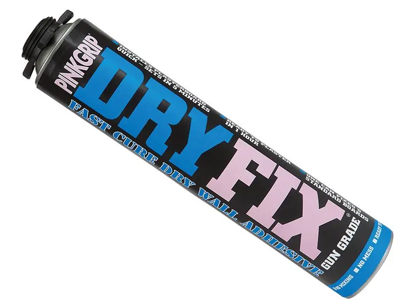Everbuild Sika - Mousse adhésive Pinkgrip Dry Fix, 750ml