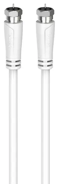 HAMA Satellite Connection Cable, 1.5m, White