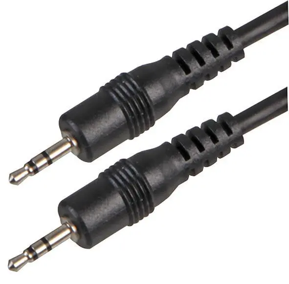 PRO SIGNAL Kabel Stereo 2.5mm Plug ke Plug 1m Hitam