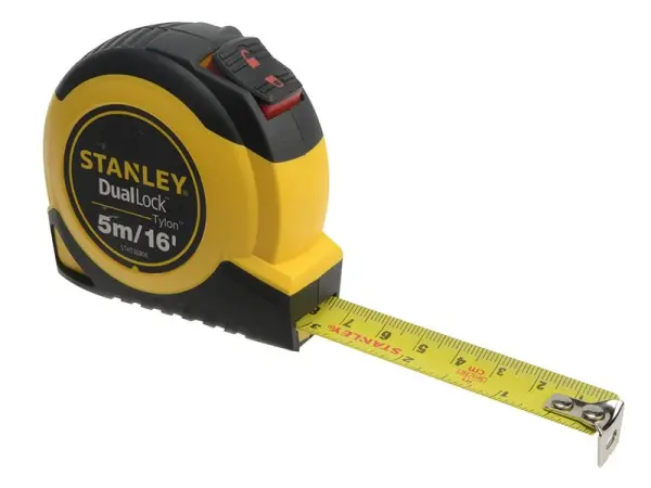 STANLEY® 手工具 - DualLock™ Tylon™ 袖珍卷尺 5米/16呎 (19毫米寬度)