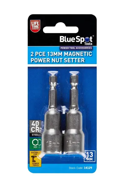 Blue Spot Tools 两件套13mm磁性螺母套筒组