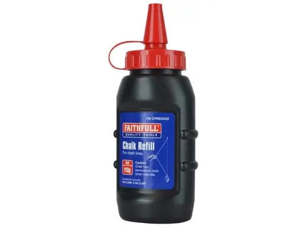 Faithfull - Rote Chalk-Pulver 113g