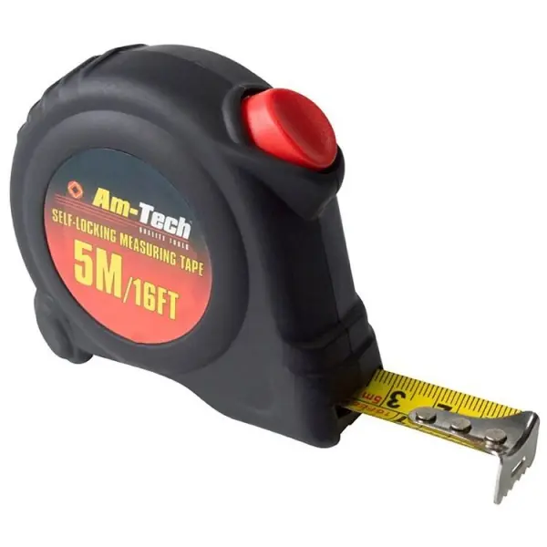 Amtech Self Locking Tape Measure 5m x 19mm
