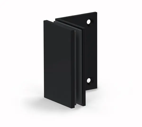 Bohle Kątowy Złącznik Szkła Bilbao - Czarny Mat