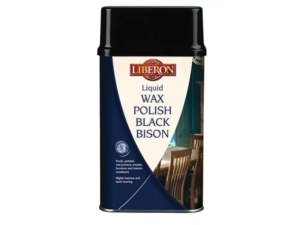 Liberon Black Bison Antique Pine Liquid Wax Polish, 500ml