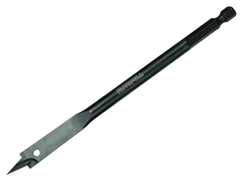 Faithfull Impact Rated Flat Bit 6x152mm for Timber