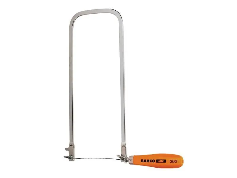 Bahco 302 Fret Saw 130mm (5 Inch) with Beech Handle