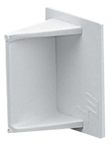 MARSHALL TUFFLEX - PVCu Mini Trunking End Cap - 38x25mm
