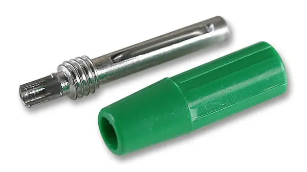 DELTRON ENCLOSURES - Plug, 4mm, Hijau