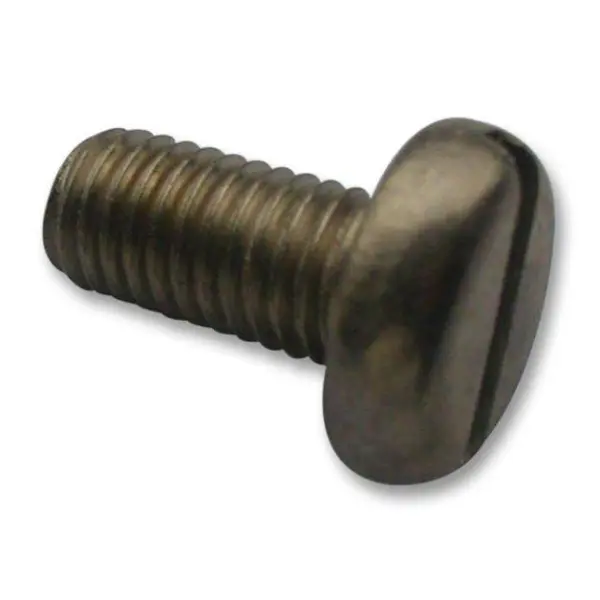 M3 x 8mm A2 Stainless Steel Pan Head Slotted Machine Screws, 100 Pack