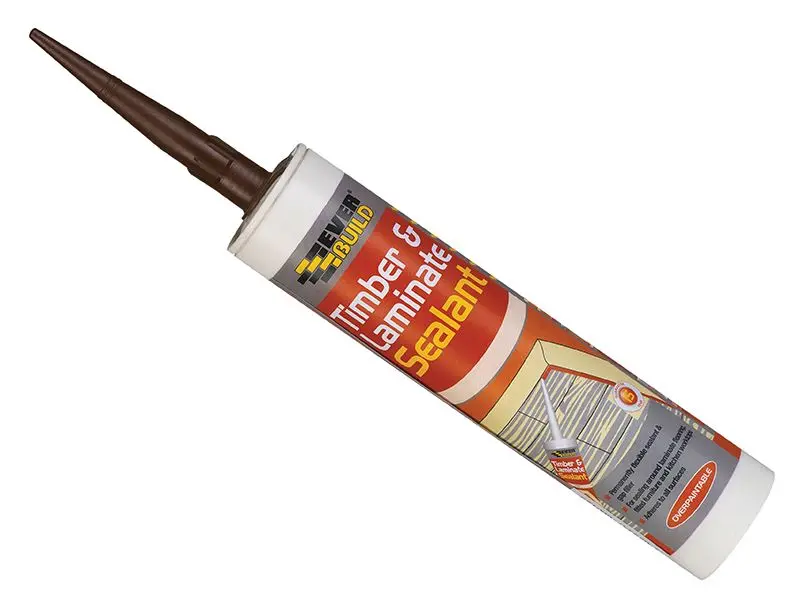 Everbuild Sika Timber & Laminate Sealant - Oak, 290ml