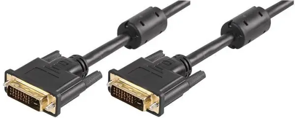 PRO SIGNAL DVI Male zu Male Kabel, 3m Schwarz