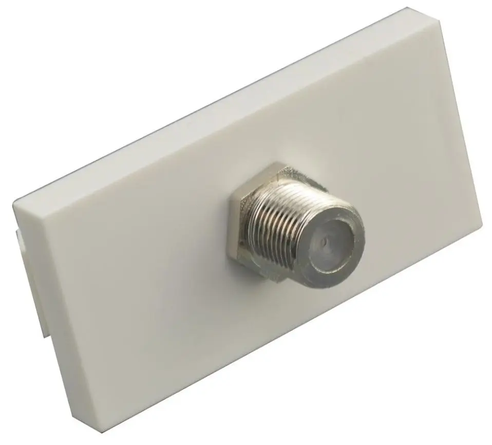 Pro Signal F-Type Socket Wall Plate Module, 50x25mm
