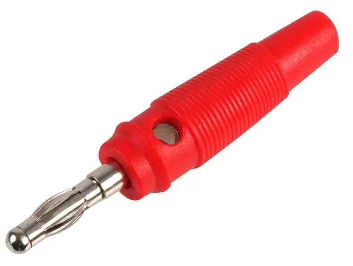 MULTICOMP Conector Banana Empilhável 4mm, Vermelho, 16A, 30V