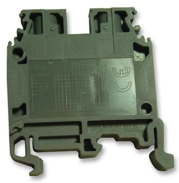 TE Connectivity Entrelec Terminal Block - Grey 6mm