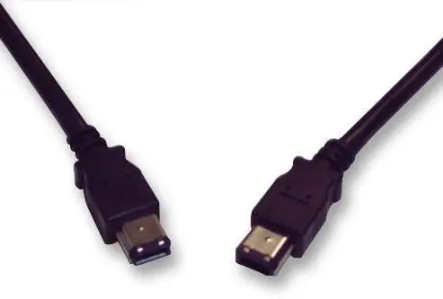 Câble FireWire mâle-mâle 6 broches PRO SIGNAL, 5m, Noir