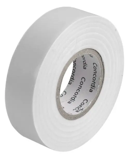 Concordia PVC Insulation Tape 19mm x 20m White