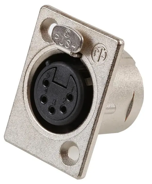 NEUTRIK 5-Polige Panelbuchse, XLR, 5 Pole, lötzontakt