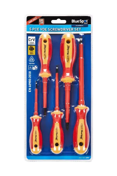 Blue Spot Tools - Set Pemutar Skru VDE 5 Pek