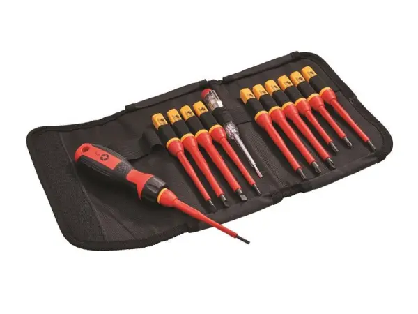 Faithfull Quick Change VDE Screwdriver Set 13 Piece