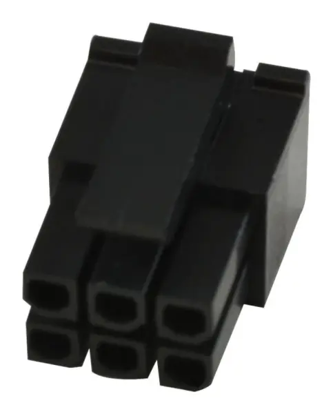 MOLEX Conector de Crimp de 6 Contactos, Paso de 3mm