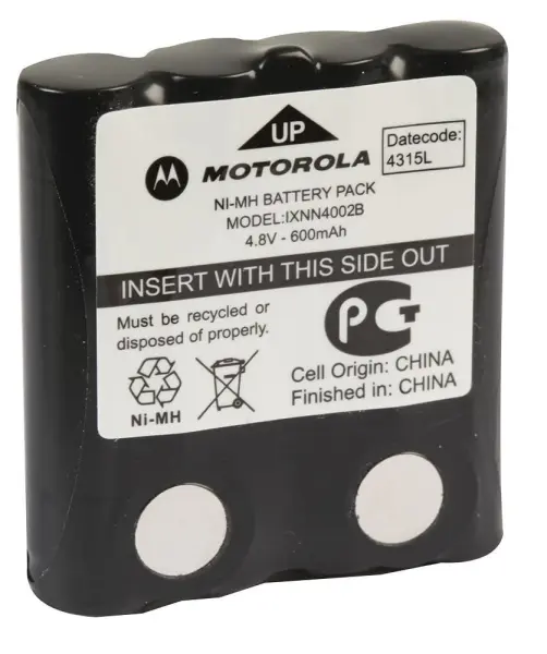 Motorola T80 Two-Way Radio NiMH Battery Pack