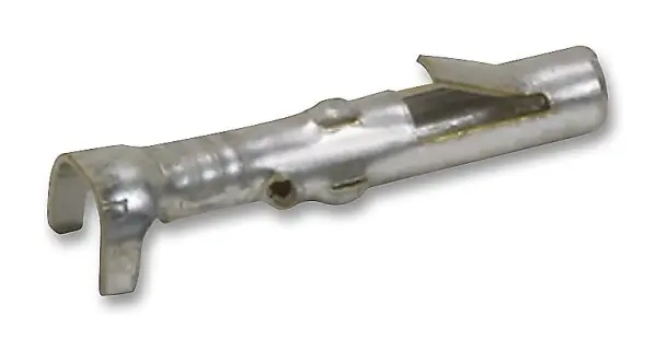 TE Connectivity Crimp Terminal Sockets, 20-18AWG, Brass, 100 Pack