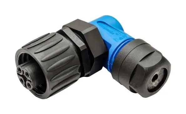 AMPHENOL - Buchse, Frei, 90 Grad, Schraubanschluss, 3P+E