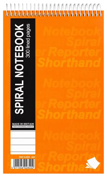 Silvine Spiral Wire Shorthand Notebook, 300 Pages