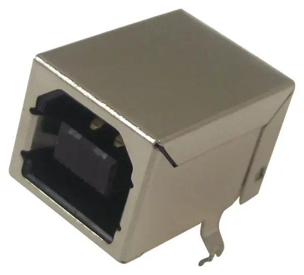 Multicomp USB Type B 2.0 Socket, PCB Mount, Right Angle