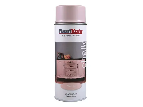 PlastiKote Σπρέι Χρώμα Chalk Finish, Ανοιχτό Ροζ, 400ml