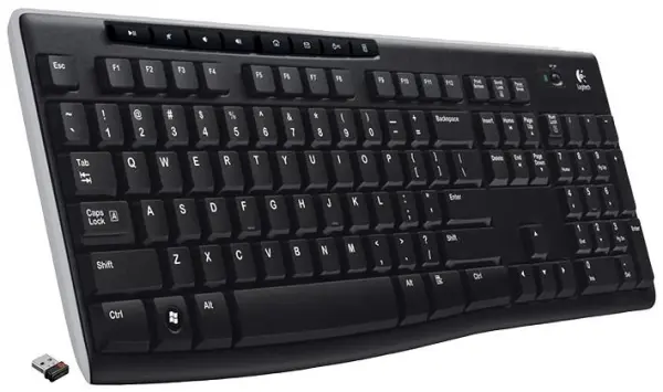 LOGITECH K270 Kabellose USB-Tastatur Schwarz