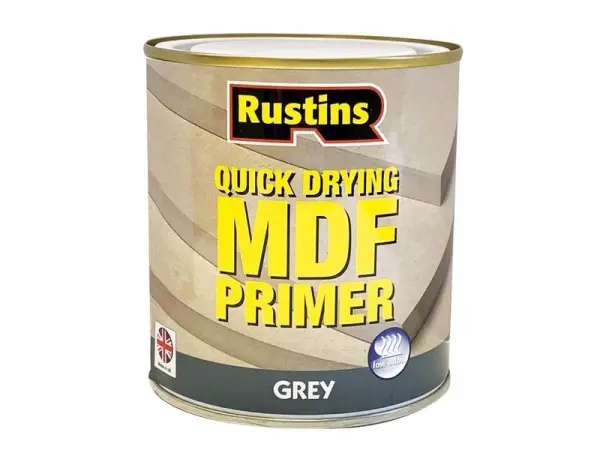 Rustins Schnelltrocknender MDF-Grundierungshaftgrund Grau 500ml