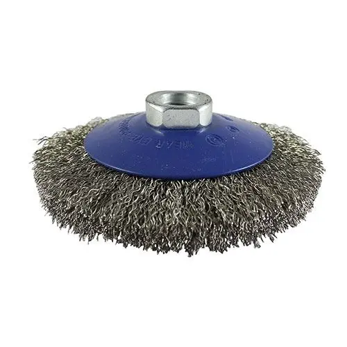 Timco Cepillo Biselado de Acero Inoxidable 115mm para Amoladoras